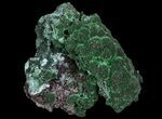 Fibrous Malachite Crystals - Congo #67446-1